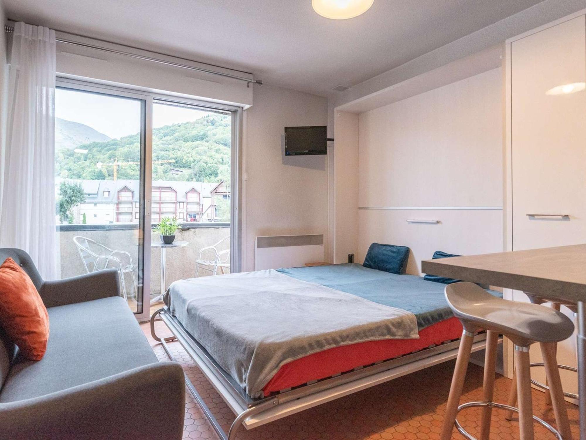 Charmant Studio Cabine 4 Pers. Avec Balcon, Proche Centre Et Thermes A Saint-Lary-Soulan - Fr-1-296-231 외부 사진